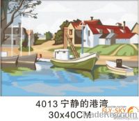 modern decorative landscape diy oil painting by numbers for decoration
