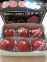 Hand Stitch Leather  Cricket Ball For Professional Game