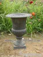 cast iron urns &amp; pot
