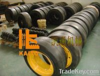 solid tire for road roller compactor