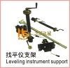 leveling instrument support for asphalt paver