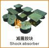 rubber buffer shock absorber for compactor road roller