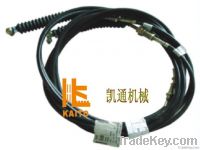 Accelerator walking guy wire for Road Roller road construction equipment