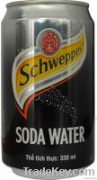 SODA WATER 330ML CANS, SODA WATER VIETNAM, SODA VIETNAM