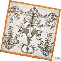 2012 Fashion Print Silk Twill Handkerchief