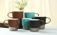 Cheap Liling Personalized Colorful Coffee Ceramic Mug Set