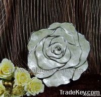 fashion ceramic rose with seashell for decoration