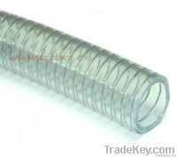 Wire reinforced PVC hose