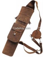 Traditional Leather Back Quiver