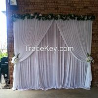 3*3 meter white drapes for wedding
