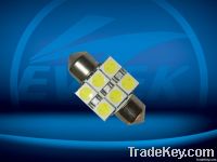 Car LED festoon light 6SMD