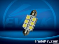 1W Car LED light Festoon 6SMD