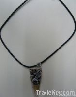 national style necklace leather cord cow bone pendant cheap price