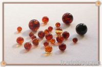 Natural pressed baltic amber beads