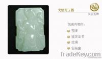 Green White Jade The Duke Guan Yu Brand   Manufacturers Customization