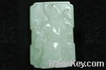 Green White Jade The Duke Guan Yu Brand   Manufacturers Customization