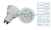 GU10 7xSMD2835 LED spotlight bulbs,high lumen LED spot lamps,LED track light bulbs,slb-013-gu10s