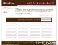 mark Cosmetics 15% off discount, make-up beauty sale, markeBoutique-com