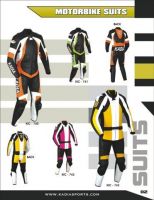 Motorbike leather suits 
