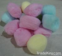 Absorbent Cotton Balls Colored