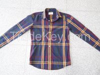 Used Clothing Men`s L/S Shirts from Korea