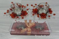 SET OF TWO CANDLE HOLDER BOX