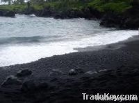 black sand