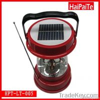 solar lantern camping light with  radio