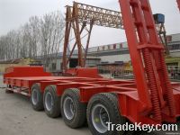 150ton 4 lies 8 axles flatbed semi trailer for sale