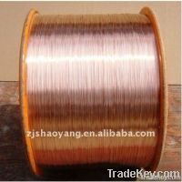 the raw material for coaxial cable 0.81mm copper clad steel wire(H)