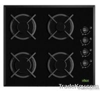 Built-in glass hob