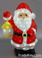 LED Acrylic Santa Claus