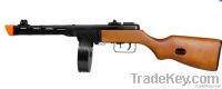 PPSH BLACK wood stock AIRSOFT GUN