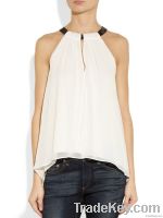 high-end chiffon vest top, T shirt, women wear