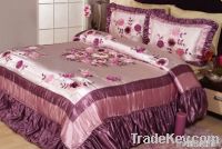 100% polyester bedspread set