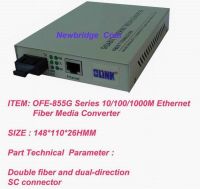 OFE-855g  series 10/100/1000M Ethernet Fiber Media Converter