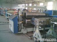 PVC crust foamed plate production line