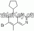 6-Bromo-2-chloro-8-cyclopentyl-5-methylpyrido[2, 3-d]pyrimidin-7(8H)-one