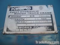 Used Rough Terrain Crane Kato 25t Original Japan