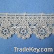 Water Soluble Lace For Scarf Decorated