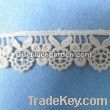 2.5cm Width Water Soluble Lace in White Color