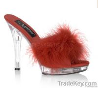 Ladies Feather Sandals