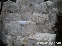 Virgin White tissue in bales.