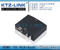 HDMI to VGA+Audio Converter CE FCC