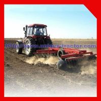 Tractor With Disc Harrow