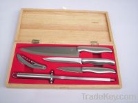 5pcs knife set in wooden box