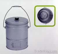 Portable Barrel Shape BBQ Smoker Box