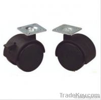 Twin casters , furniture caster