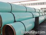 Anti-corrosion steel pipes with galvanizing finish or painting
