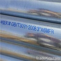 ERW galvanized steel pipes